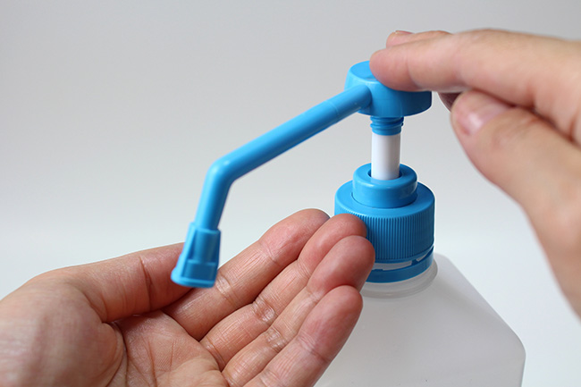 こすぎ歯科からのお願い　手の消毒